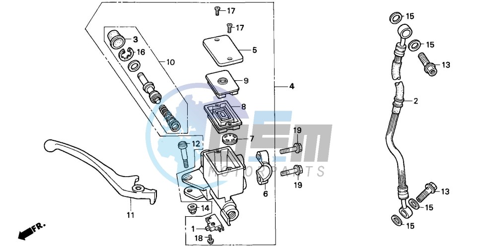 FRONT BRAKE MASTER CYLINDER