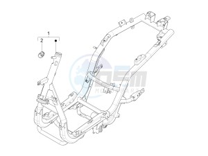 Fly 50 4t 4v drawing Frame bodywork