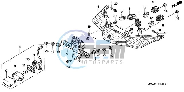 REAR COMBINATION LIGHT (U)