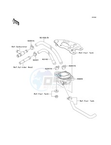 KVF 650 H [BRUTE FORCE 650 4X4I] (H7F-H8F) H8F drawing FUEL PUMP