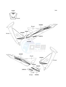 AN 112 D (D6F-D7F) D6F drawing DECALS-- GREEN- --- D6F- -