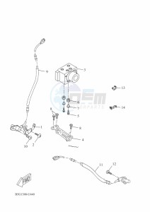 YZF125-A YZF-R125 (B5G4) drawing ELECTRICAL 3