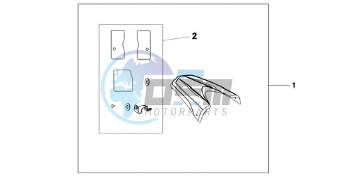 REAR SEAT COWL PEARL COOL WHITE