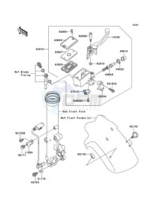 ER-6n ABS ER650B7F GB XX (EU ME A(FRICA) drawing Front Master Cylinder