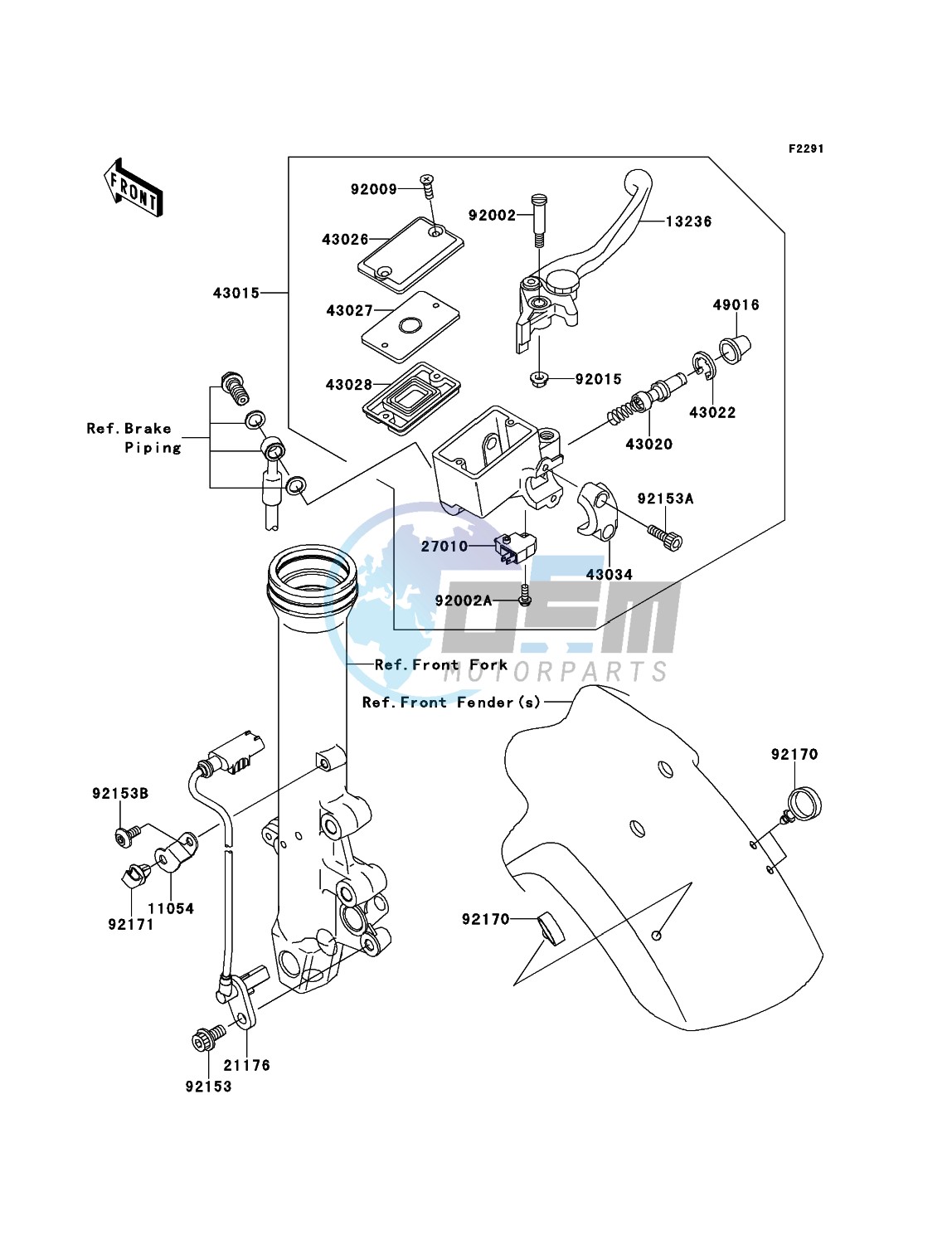 Front Master Cylinder