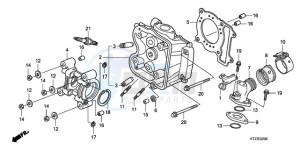 PES1509 Europe Direct - (ED) drawing CYLINDER HEAD