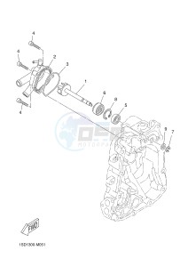 YPR400RA XMAX 400 ABS EVOLIS 400 ABS (1SD9) drawing WATER PUMP