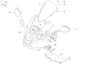 RSV4 1000 RR drawing Front Body I