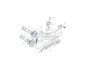 XP T-MAX ABS 530 drawing CAMSHAFT AND TIMING CHAIN