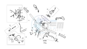 DFW - 50 CC VTHMA05A drawing HANDLEBAR - CONTROLS