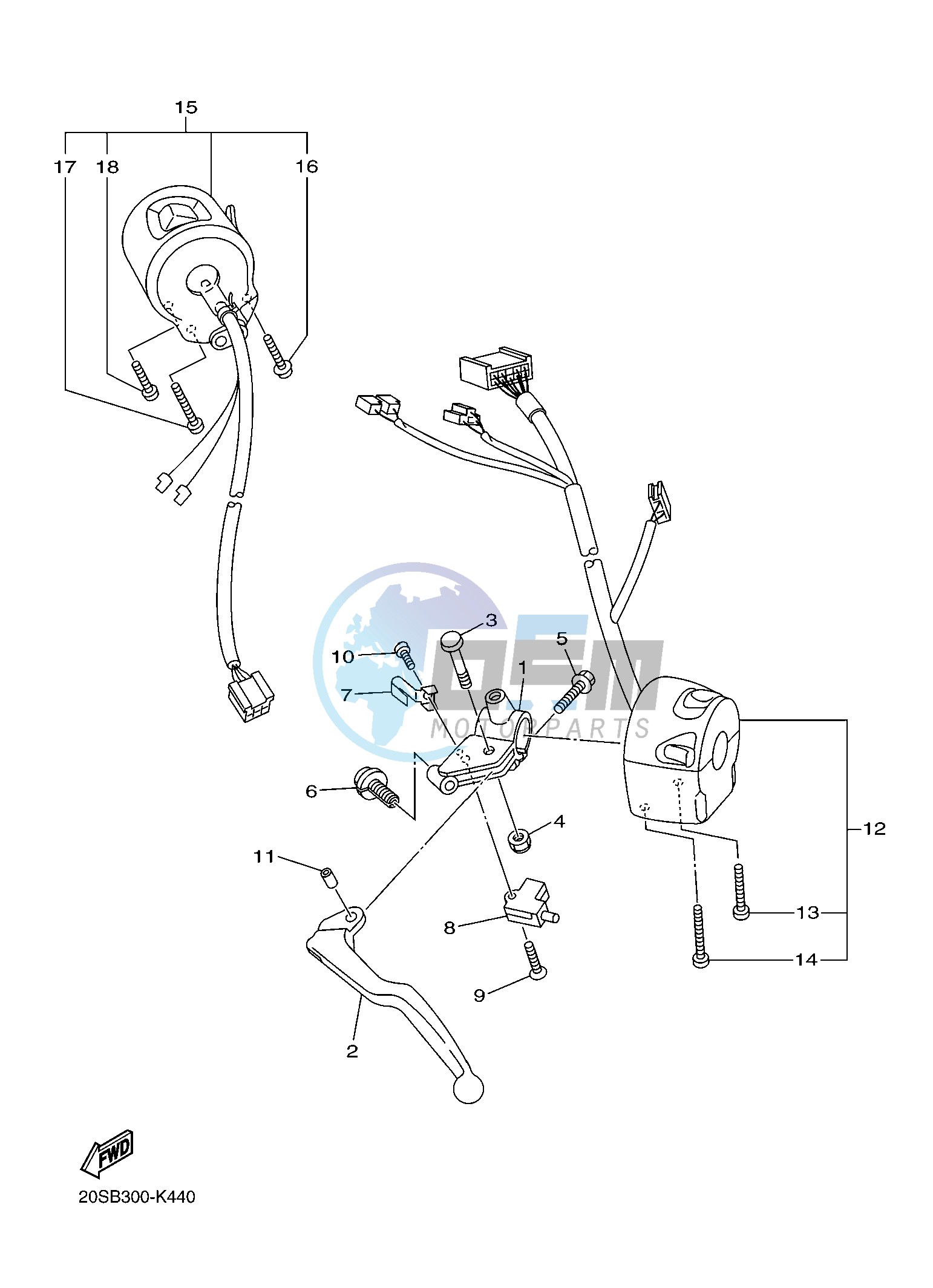 HANDLE SWITCH & LEVER