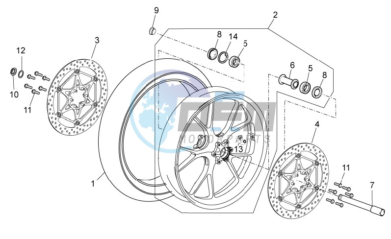 Front wheel