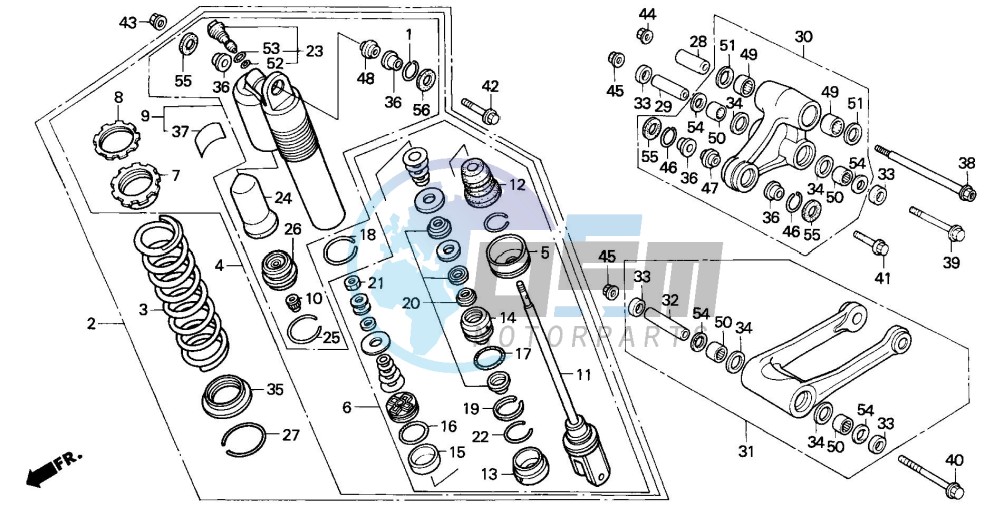 REAR CUSHION (CR500RR)