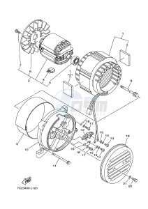 EF2600FW 171 (7C23) drawing GENERATOR