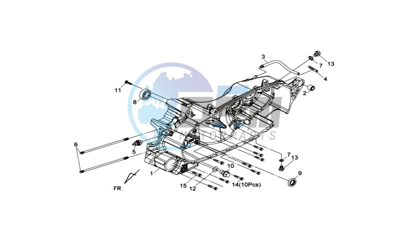 CRANKCASE LEFT