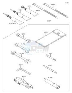 JET_SKI_ULTRA_310R JT1500NFF EU drawing Owner's Tools