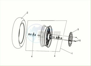 E-FIDDLE (EK4LW1-EU) (M2) drawing REAR WHEEL