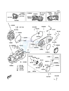 KVF300 KVF300CCF EU drawing Crankcase