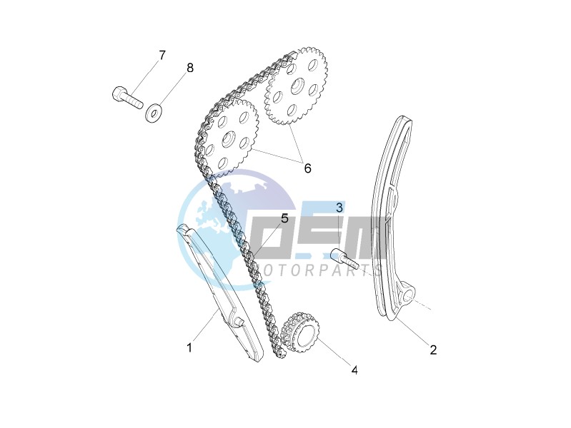 Front cylinder timing system