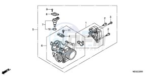 VT750CA9 Australia - (U / ST) drawing THROTTLE BODY