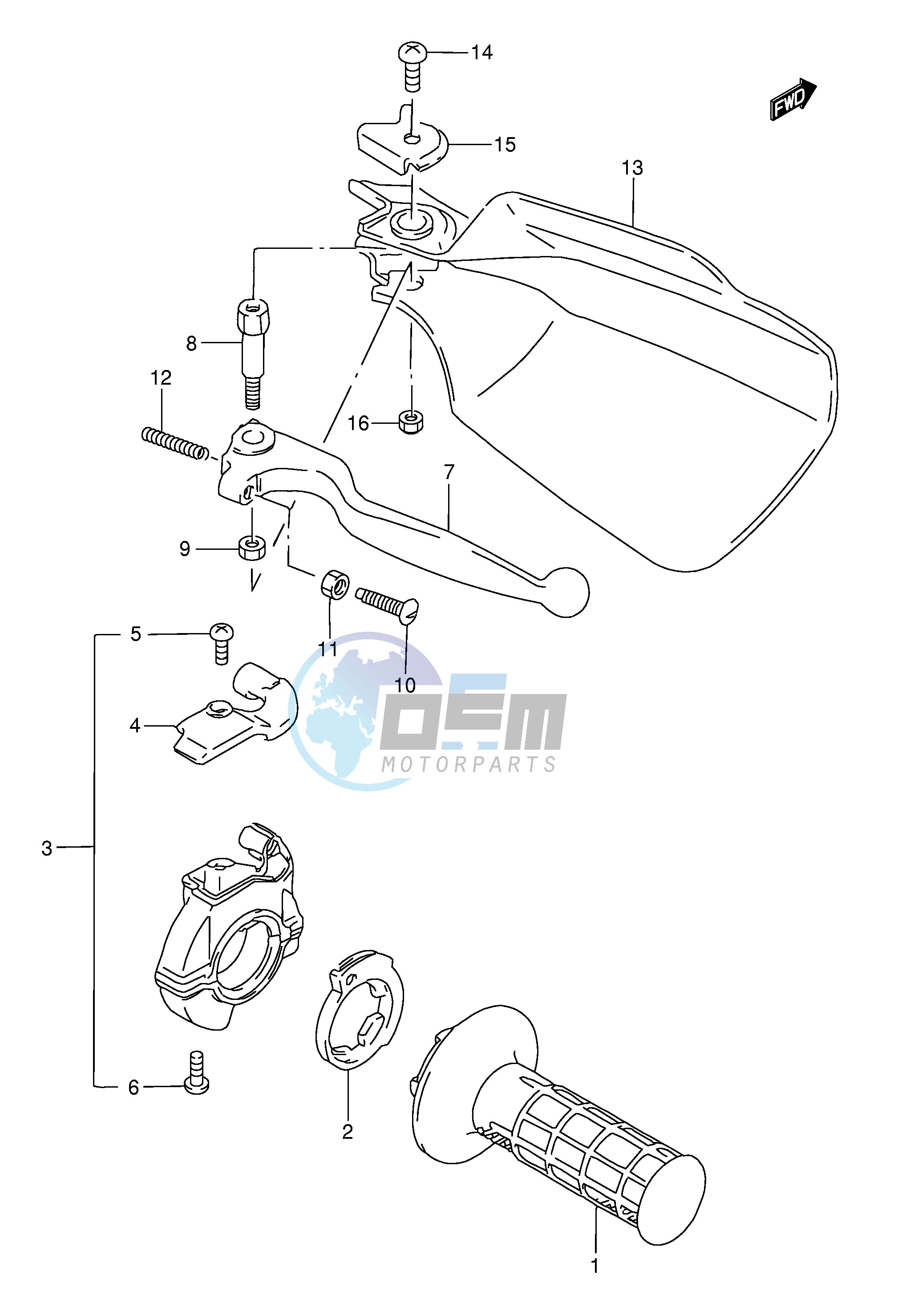 RIGHT HANDLE LEVER