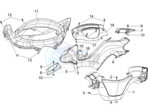 X9 125 Evolution potenziato (UK) drawing Anti-percolation system