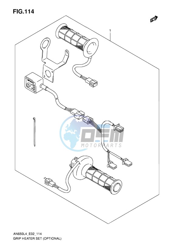 GRIP HEATER SET (OPTIONAL)