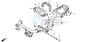 PK50S drawing FRAME BODY