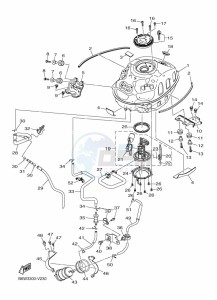 MT-25 MTN250-A (B4W1) drawing FUEL TANK