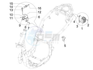 Carnaby 250 4t ie e3 drawing Voltage Regulators - Electronic Control Units (ecu) - H.T. Coil