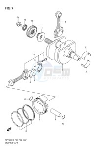 SFV650 (E3-E28) Gladius drawing CRANKSHAFT