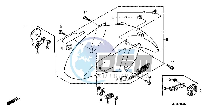 FRONT FENDER