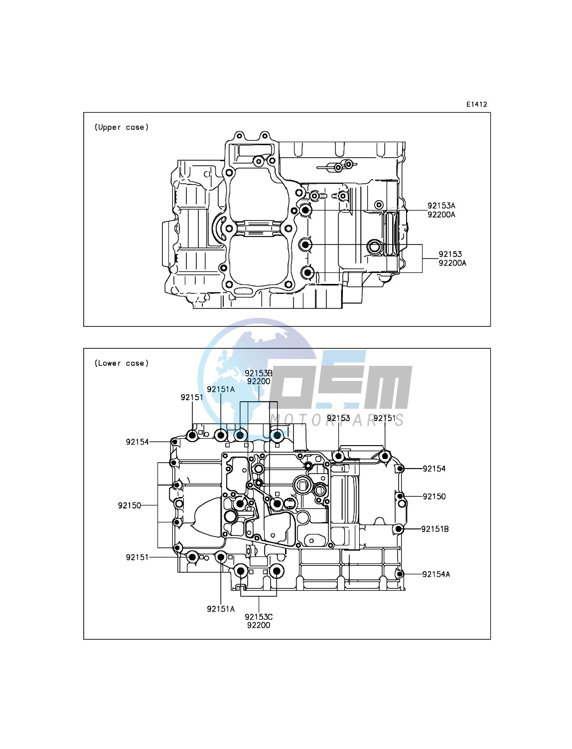 Crankcase Bolt Pattern