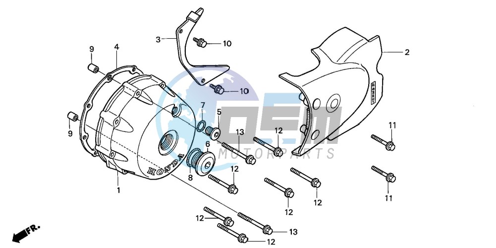 LEFT CRANKCASE COVER