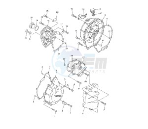 FZ6 S2 600 drawing CRANKCASE COVER