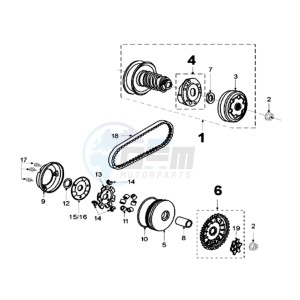 FIGHT EP drawing CLUTCH 6 HOLES