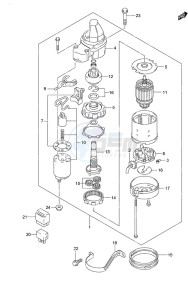 DF 9.9B drawing Starter Motor