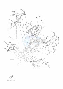 TRACER 700 MTT690-A (B4T1) drawing SIDE COVER