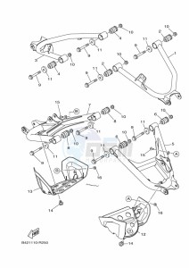 YXM700E YX70MPL (B5FP) drawing REAR ARM