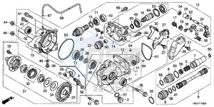 TRX420FE1H Europe Direct - (ED) drawing FRONT FINAL GEAR