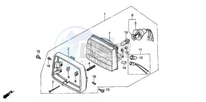 C90 drawing HEADLIGHT