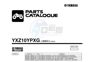 YXZ1000E YXZ10YPXG YXZ1000R EPS (2HC4) drawing .1-Front-Page