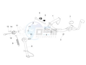 MEDLEY 150 4T IE ABS E3 2020 (APAC) drawing Stand/s