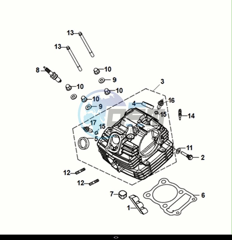 CYLINDER HEAD - SPARK PLUG