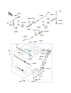 KAF 620 G [MULE 3000] (G6F-G8F) G8F drawing MASTER CYLINDER