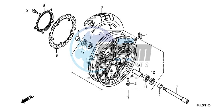 FRONT WHEEL