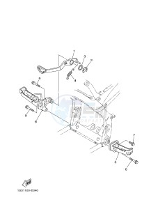 YFM700R YFM700RE RAPTOR 700R (1PE6 1PE7 1PE8) drawing STAND & FOOTREST