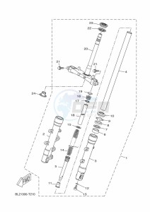 CZD300-A XMAX 300 (BBA2) drawing FRONT FORK