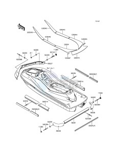 JET_SKI_ULTRA_LX JT1500KDF EU drawing Pads