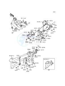 Z800 ZR800CGFA UF (UK FA) XX (EU ME A(FRICA) drawing Cowling Lowers